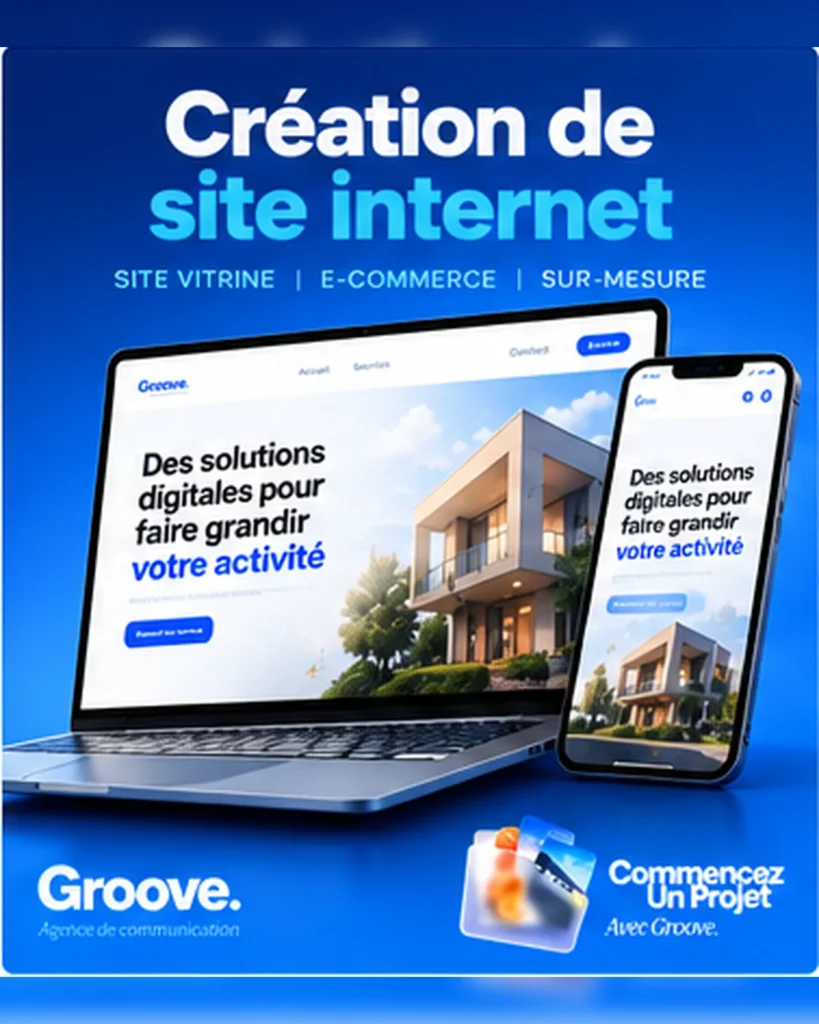 Création de site internet sur-mesure – Agence Groove