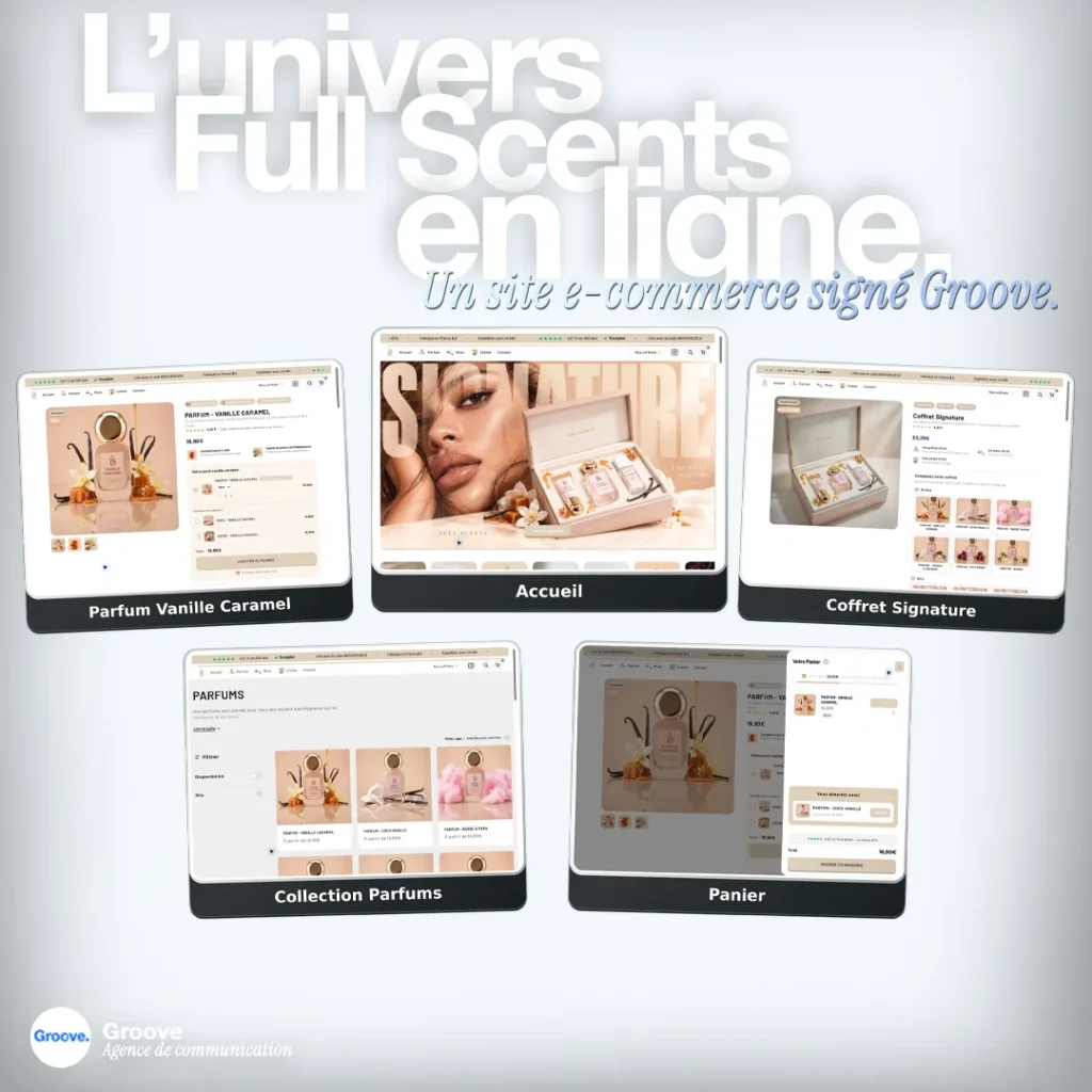 Full Scents : l’univers de la marque de parfums sur la boutique en ligne